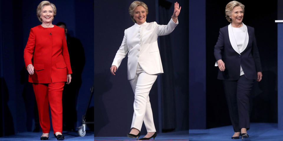 Hillary Clinton's Patriotic Debate Suits
