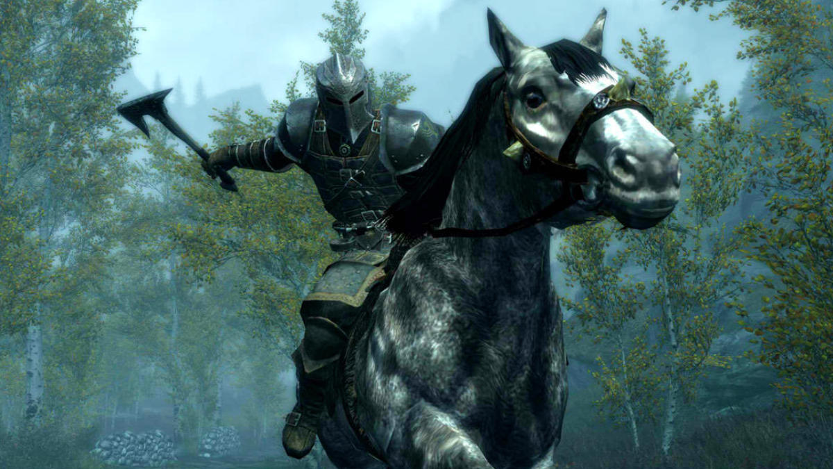 skyrim armored horses mod