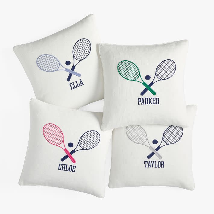 <p><a href="https://go.redirectingat.com?id=74968X1596630&url=https%3A%2F%2Fwww.pbteen.com%2Fproducts%2Ftennis-monogram-pillow-cover%2F&sref=https%3A%2F%2Fwww.elledecor.com%2Fshopping%2Fhome-accessories%2Fg44821496%2Ftennis-gifts%2F" rel="nofollow noopener" target="_blank" data-ylk="slk:Shop Now;elm:context_link;itc:0;sec:content-canvas" class="link ">Shop Now</a></p><p>Tennis Monogram Pillow Cover</p><p>pbteen.com</p><p>$59.50</p>