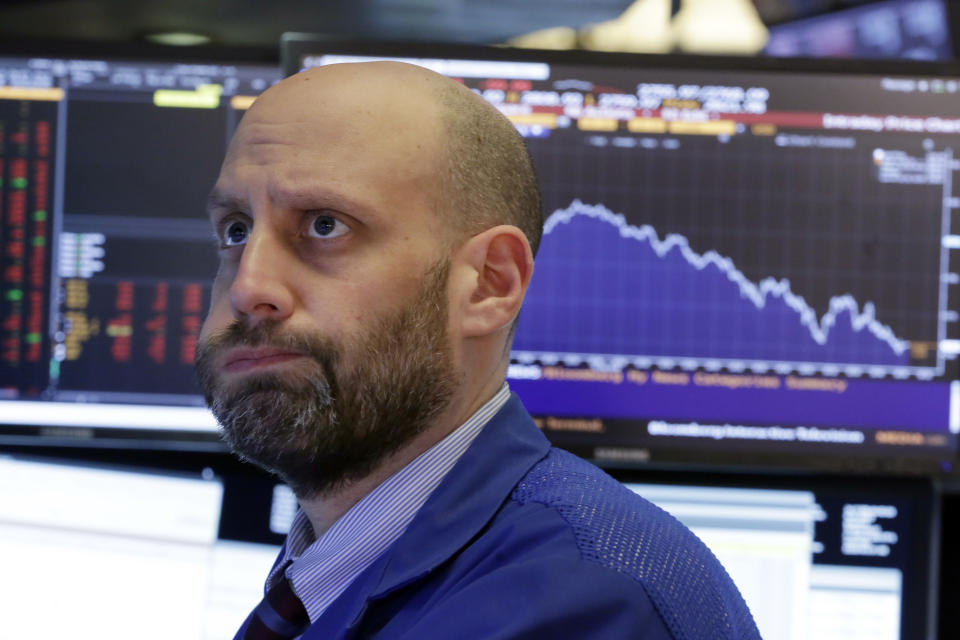 Stock futures were selling off Wednesday morning after a better-than-expected inflation report. (AP Photo/Richard Drew)