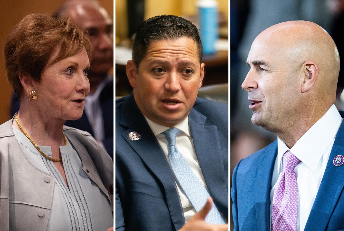 From left: U.S. Reps. Kay Granger, R-Fort Worth, Tony Gonzales, R-San Antonio, and J.K. "Jake" Ellzey, R-Waxahachie.