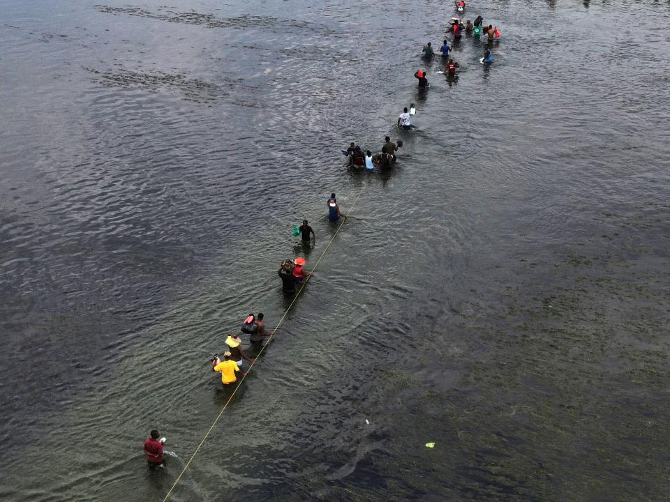 Migrants, mostly Haitians, return to Mexico from Texas amid deportations (AP)