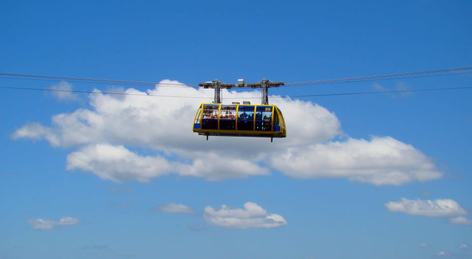 Detalle del Scenic Skyway, en Australia. A 200 metros de altura ofrece una excelente visión de las catarátas de Katoomba y las Montañas Blue. Bjorn Christian Torrissen/Wikimedia.Commons