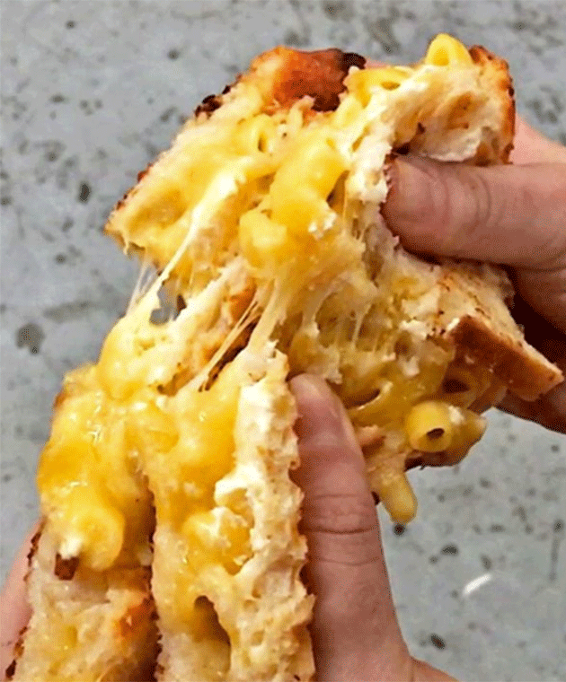 The Lenny & Carl toastie. Photo: Instagram