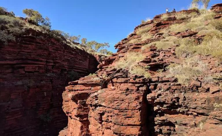 El desfiladero de Joffre en el Parque Nacional Karijini en Australia Occidental