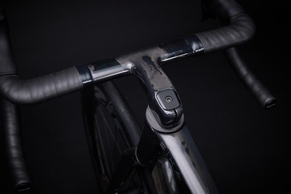 closeup details of fiftyone sika road bike