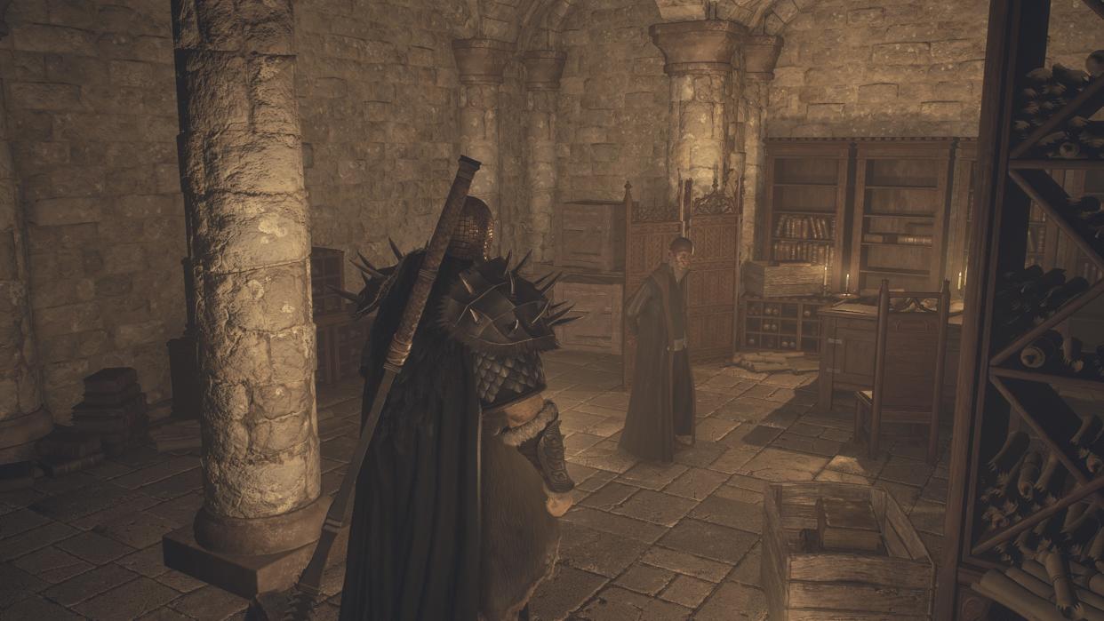  Dragon's Dogma 2 The Caged Magistrate - Waldhar in a study . 