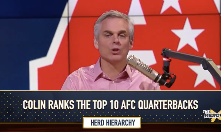 Colin Cowherd's top 10 AFC quarterbacks.