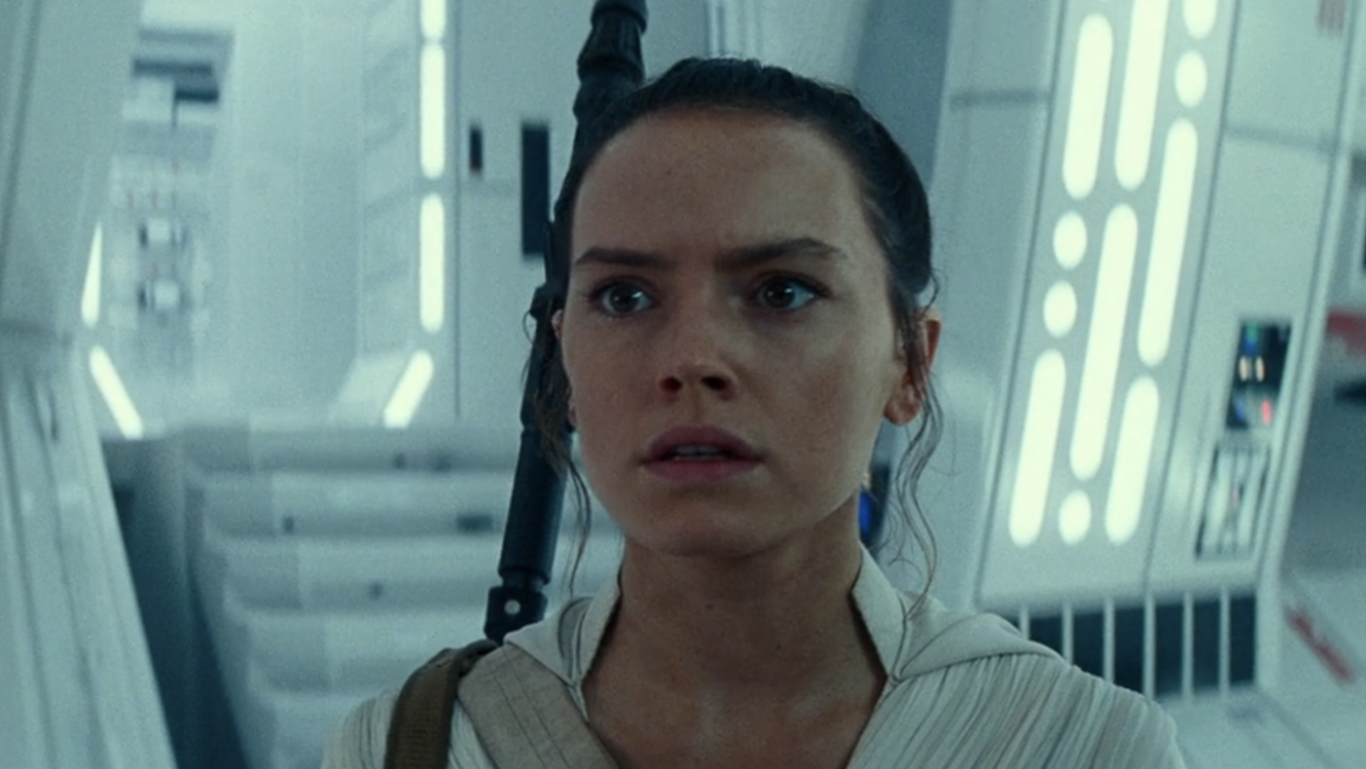  Daisy Ridley as Rey in The Rise of Skywalker. 