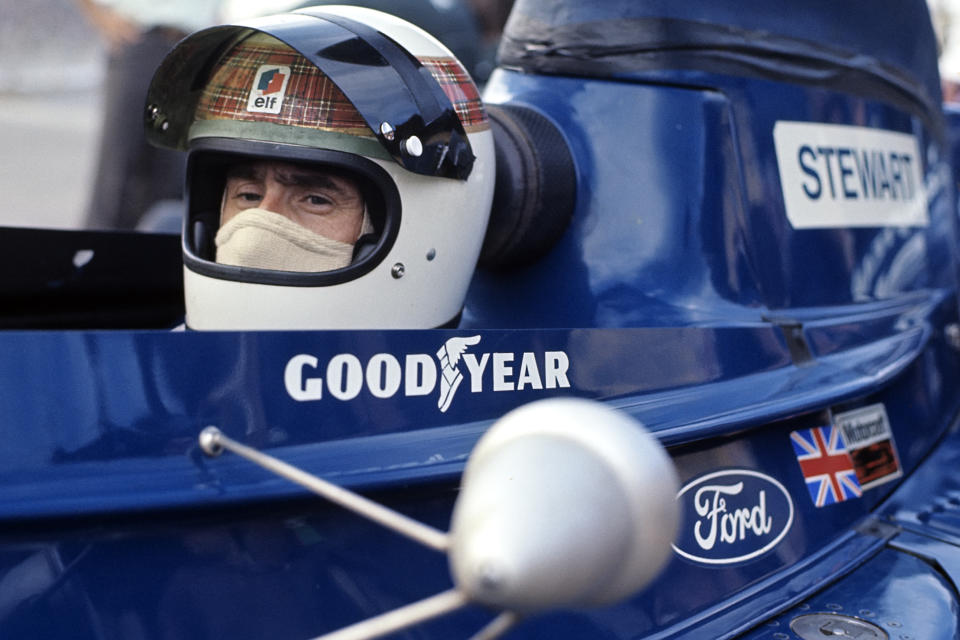 Jackie Stewart At Grand Prix Of Brazil