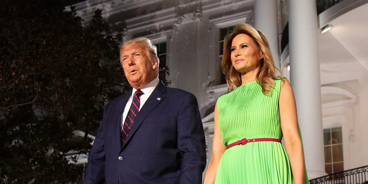 Melania Trumps Lime Rnc Dress Provided The Internet With The Perfect