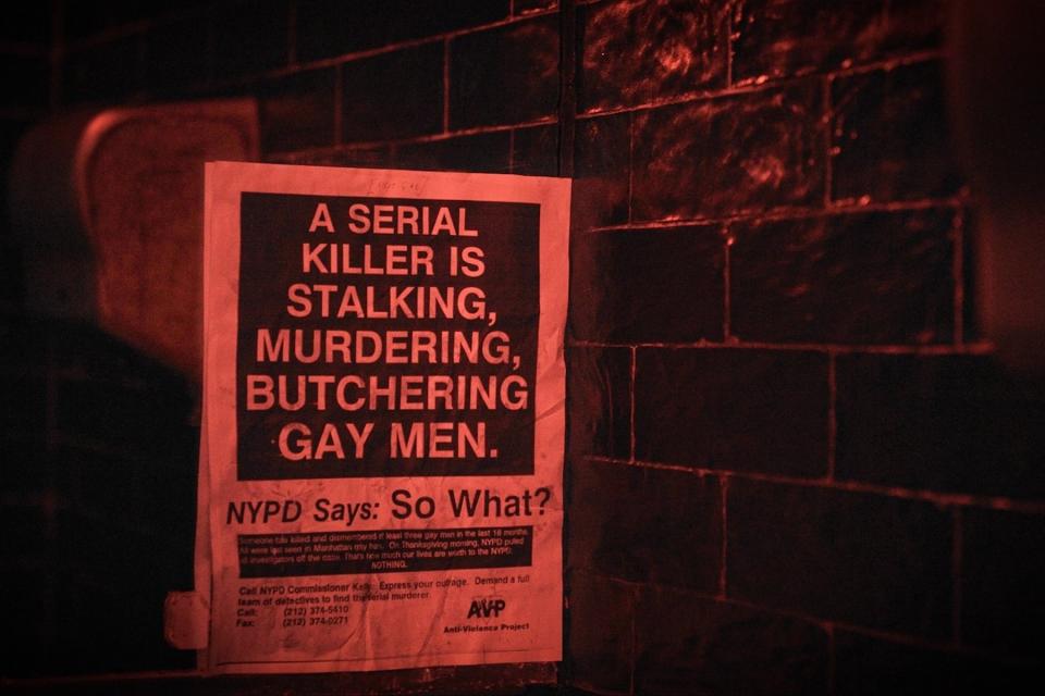 A scene from HBO docuseries 'Last Call: When a Serial Killer Stalked Queer New York.'