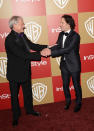 Victor Garber and Paul Rudd attend the 14th Annual Warner Bros. And InStyle Golden Globe Awards After Party held at the Oasis Courtyard at the Beverly Hilton Hotel on January 13, 2013 in Beverly Hills, California.