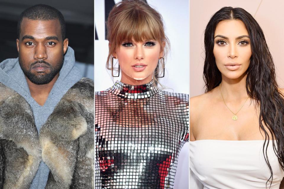 Things Get Better and Then Worse Between Kanye West and Taylor Swift...and Kim Kardashian