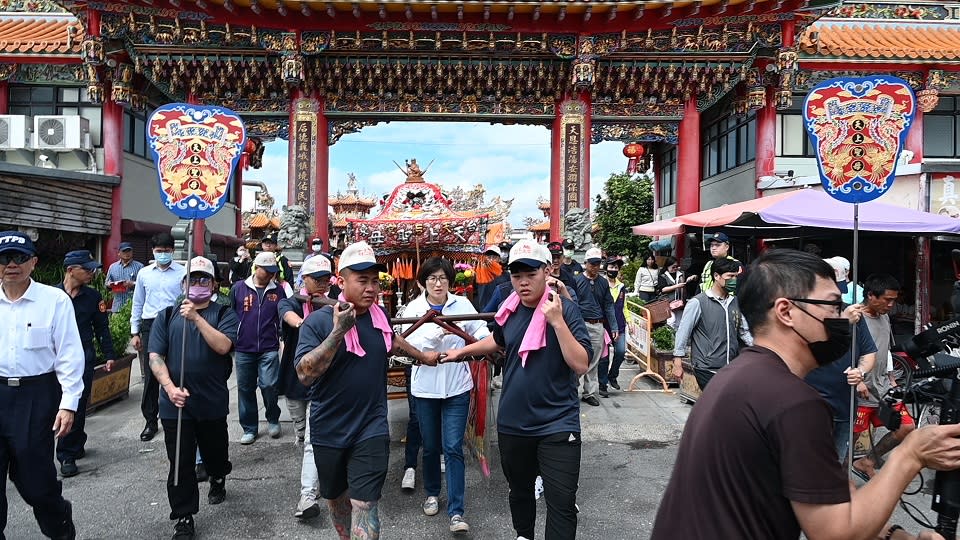 ▲臺東元宵遶境祈福。