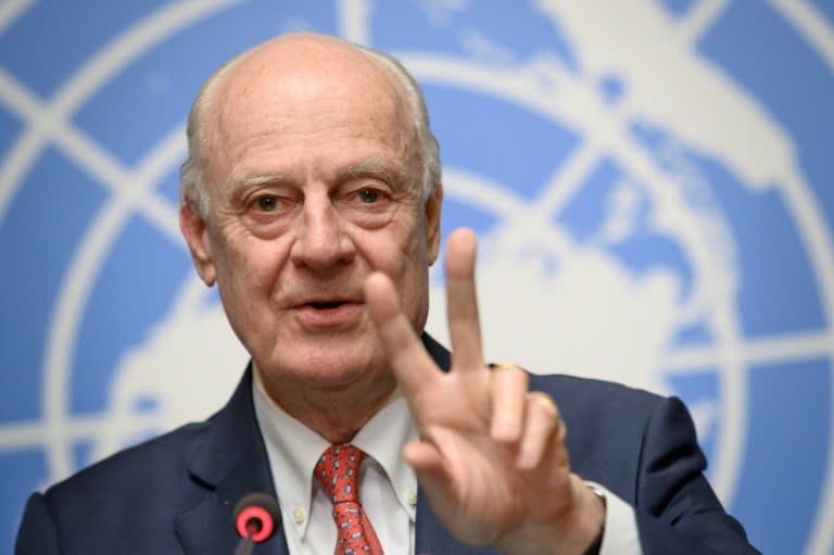 Then UN Syria envoy Staffan de Mistura acknowledges in December 2018 that his efforts to establish a committee to write a new constitution as a basis for ending the war have failed