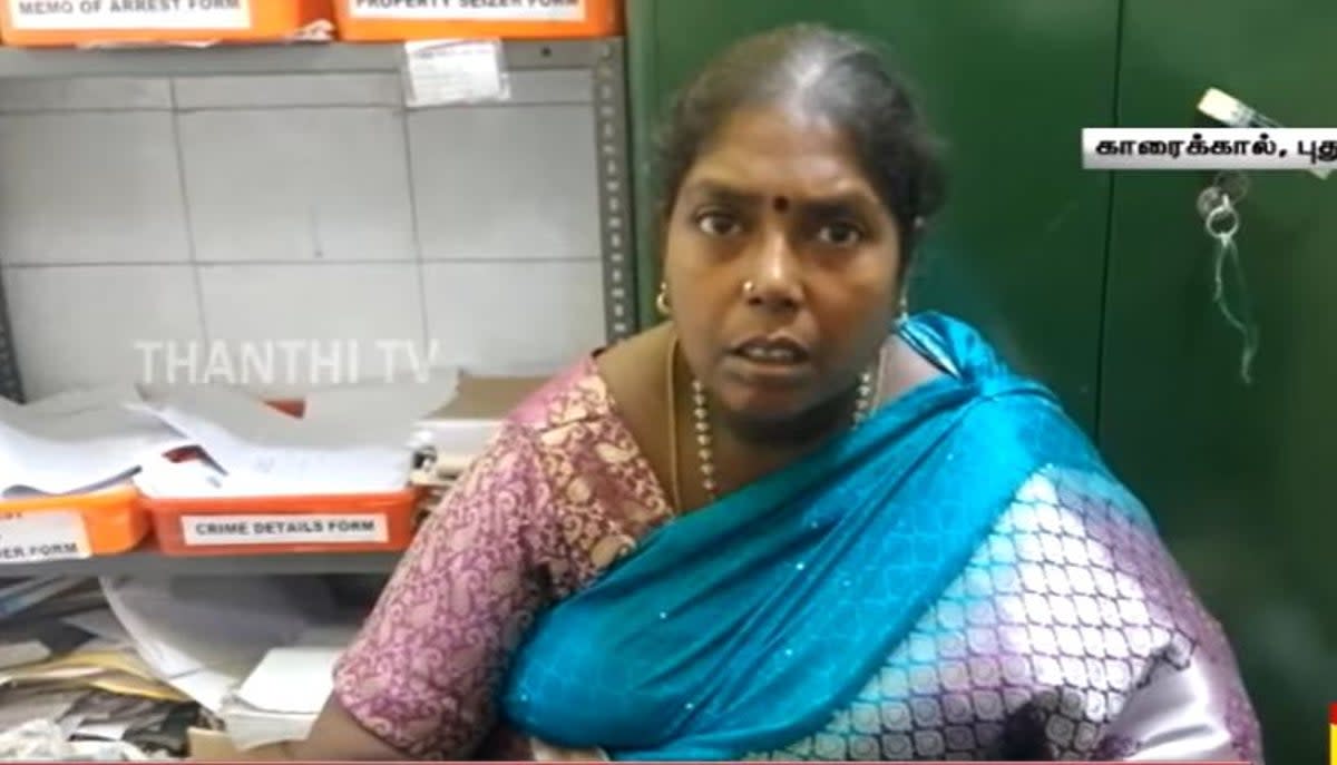 Sahayarani Victoria allegedly confessed to adding ‘laxatives’ to a soft drink that she gave the boy  ( Thanthi TV)