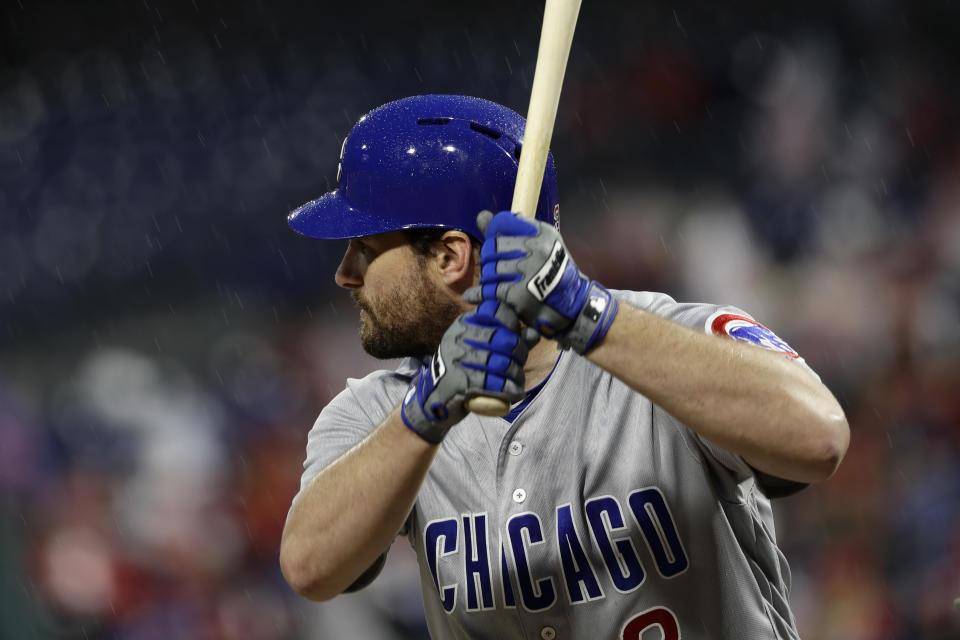 New Chicago Cubs infielder Daniel Murphy has been a hitting machine at Wrigley Field and in the postseason. (AP)