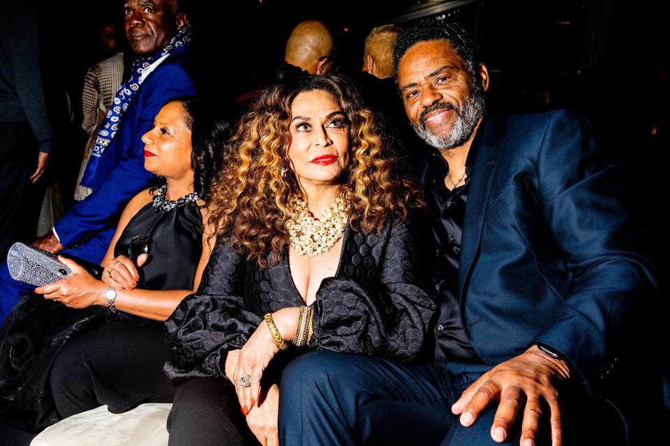 Tina Knowles and Richard Lawson