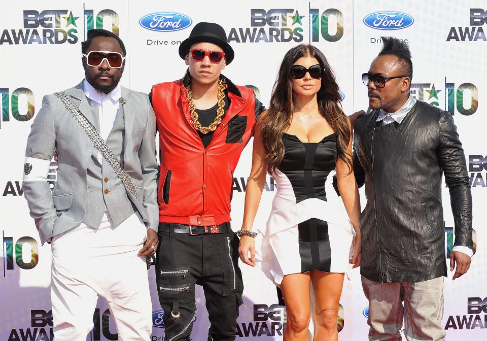 (L-R) Will i Am, Taboo, Fergie and Apl. de.Ap. from "The Black Eyed Peas"