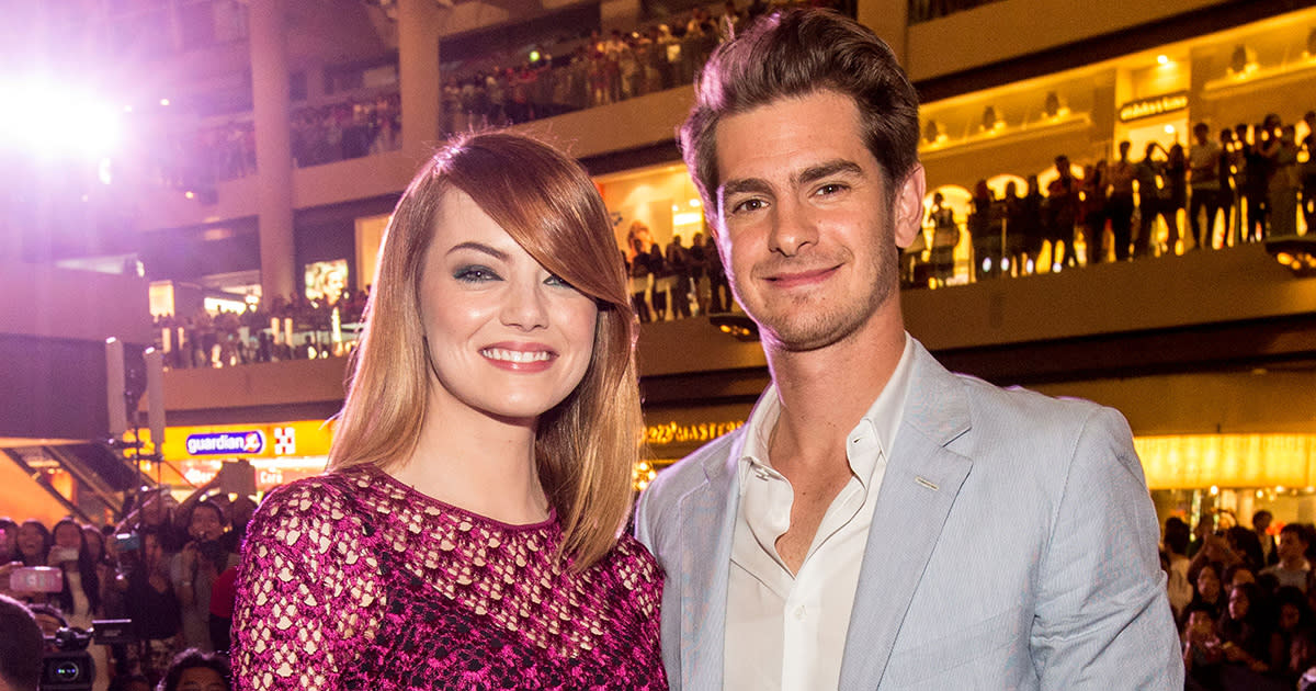 Andrew Garfield and Emma Stone got high at Disneyland for his birthday and LOL