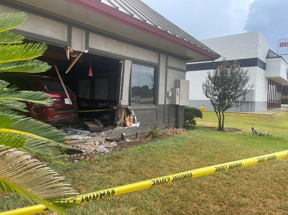 Nearly two dozen people were injured after a driver crashed their car into a Denny’s restaurant in Texas.