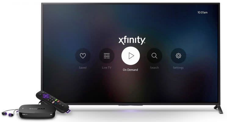 Comcast Roku app.