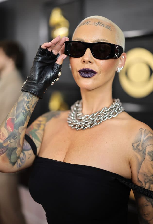 Rose attends the 2023 Grammy Awards. She caused a stir when she endorsed Trump for president in an Instagram post made Monday.