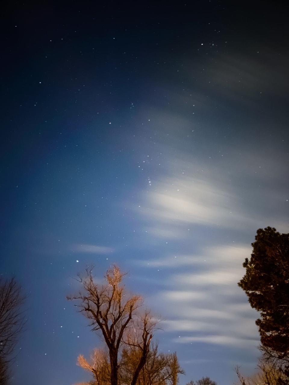 Night skies shot on iPhone 12 Mini, in Wichita, Kansas, by travel photographer Austin Mann
