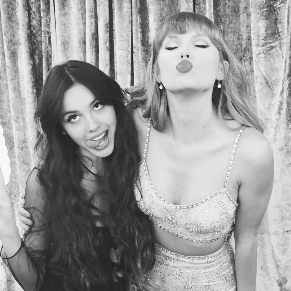 Olivia rodrigo meets taylor swift