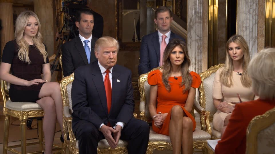 Melania has previously stated that she sees herself as a friend to Donald's older children. Photo: Getty Images