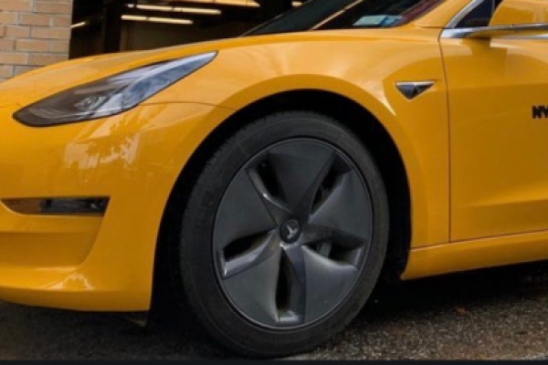 Tesla Model 3 Yellow Taxi Cabs Begin Giving Rides In Nyc
