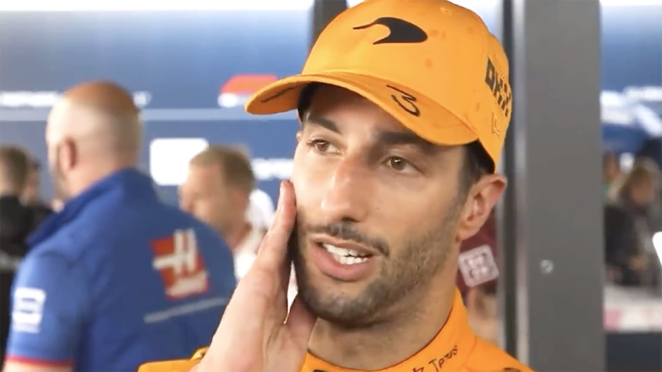 Daniel Ricciardo reacts to his Hungarian GP performance in his post-race interview.