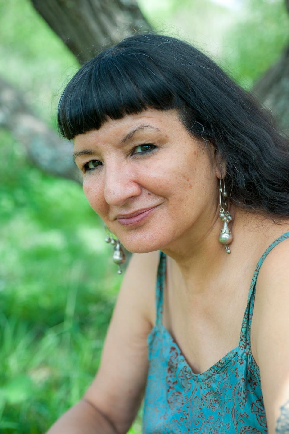 Sandra Cisneros photographed at the town she now calls home in San Miguel de Allende, Guanajuato, Mexico. (Keith Dannemiller)