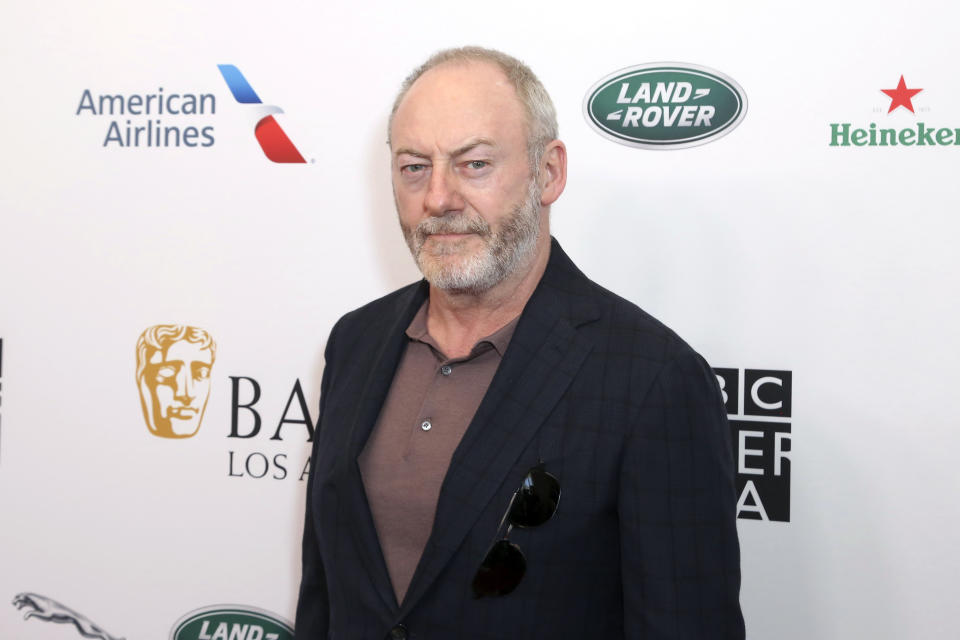 Liam Cunningham arrives at the 2019 Primetime Emmy Awards - BAFTA Los Angeles TV Tea Party at the Beverly Hilton on Saturday, Sept. 21, 2019, in Beverly Hills, Calif. (Photo by Willy Sanjuan/Invision/AP)