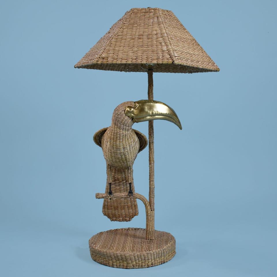 Pair of Toucan Table Lamps by Mario Lopez Torres