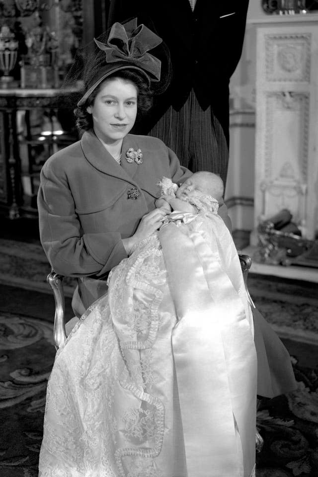 PRINCESS + INFANT CHARLES: 1948