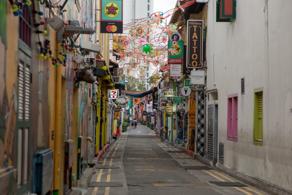 Scenes from Day 1 of Singapore's circuit breaker period