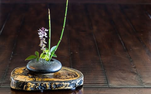 Nature and spirituality are intertwined in ikebana - Credit: AP