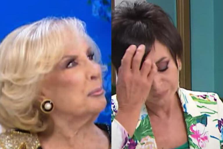 Mirtha Legrand y Mónica Gutiérrez