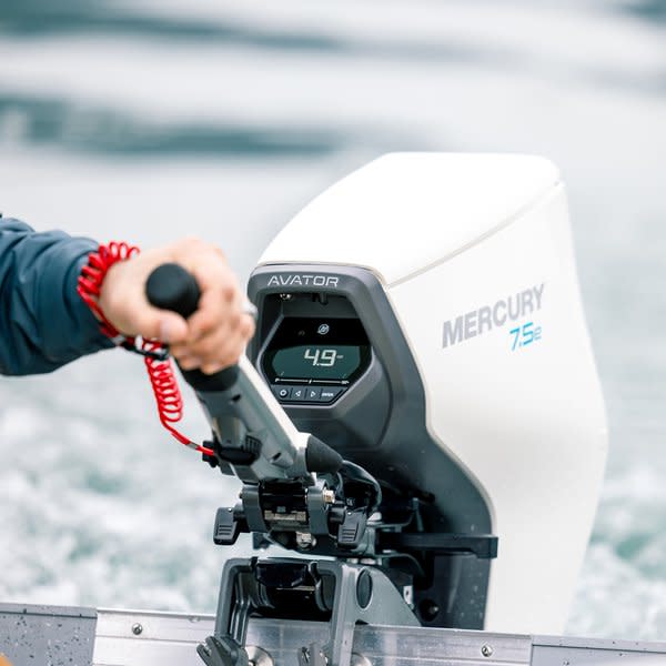 The Mercury Avator 7.5e electric outboard (credit: Brunswick)