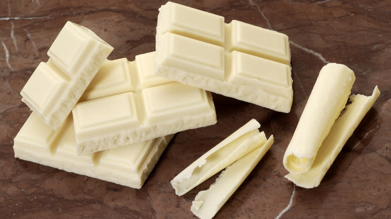 White chocolate bars