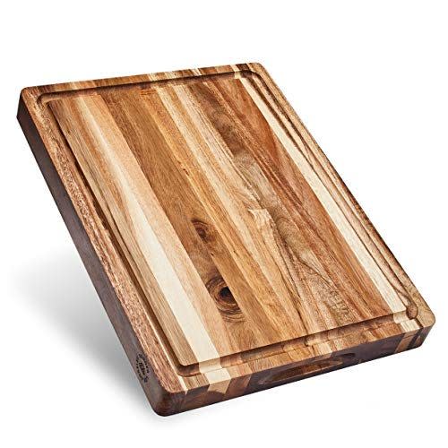26) Acacia Wood Cutting Board w
