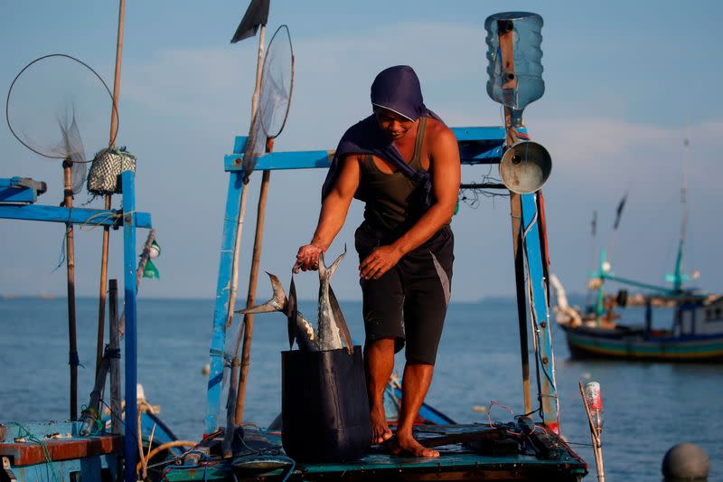 The Wider Image: Mining tin from the sea