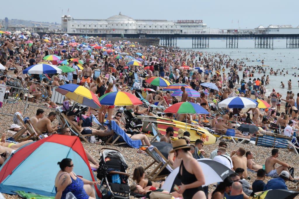 Average temperatures are rising across the UK, particularly in parts of central and eastern England. (Getty Images)