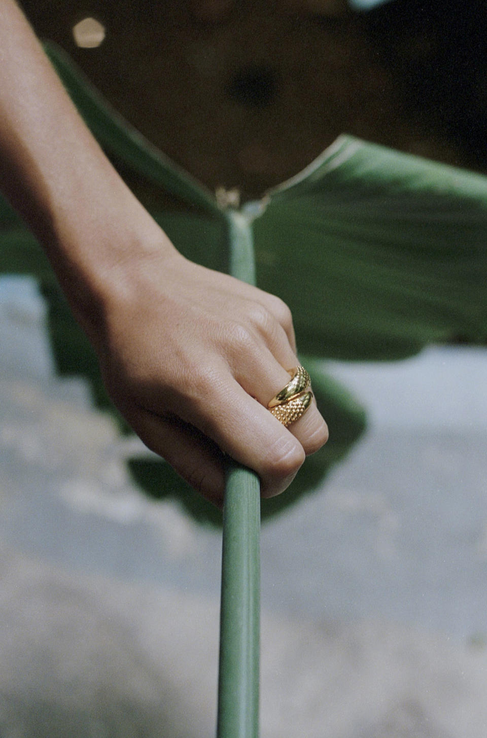 Sarah Madeleine Bru’s Anthurium ring.