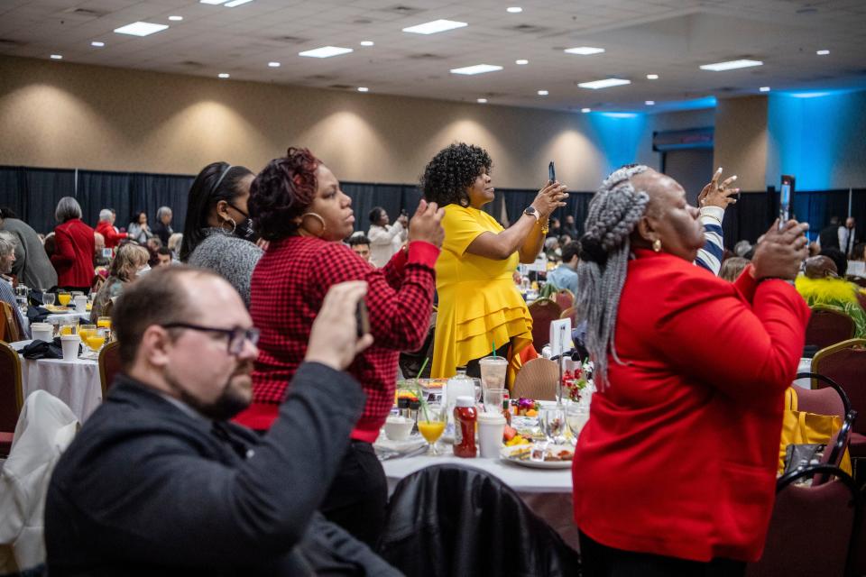 The 42nd annual Martin Luther King Jr. Prayer Breakfast was held at the Crowne Plaza in Asheville January 14, 2023.