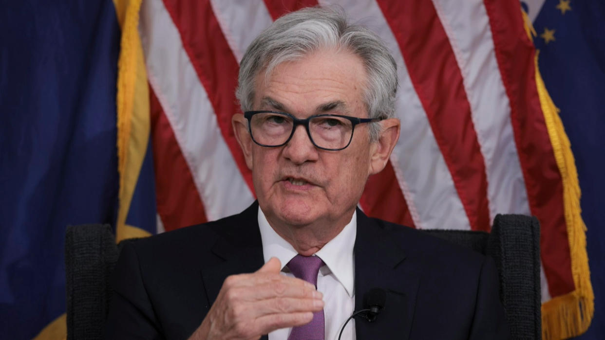 Federal Reserve Chairman Jerome Powell speaks at the Thomas Laubach Research Conference on May 19, 2023, in Washington, D.C.