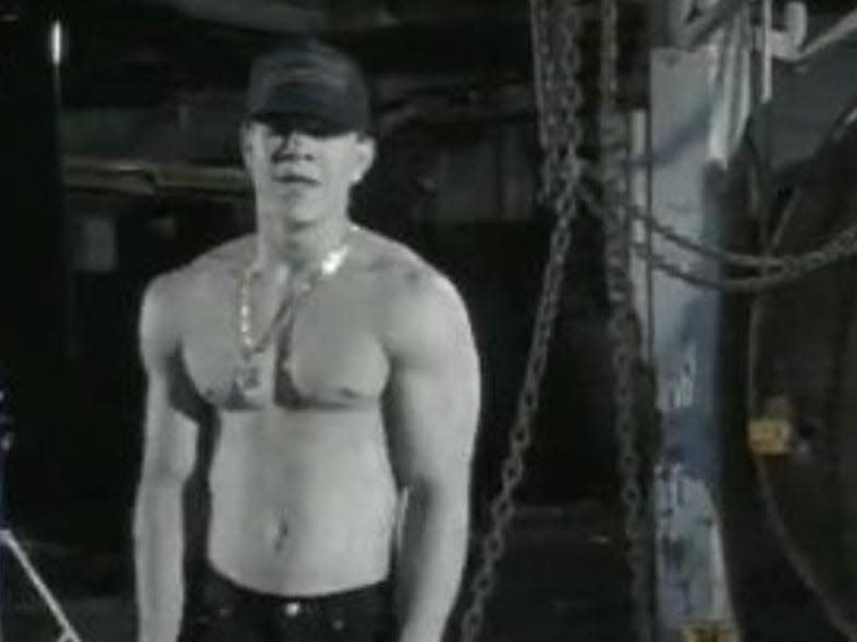 Mark Wahlberg, or Marky Mark.