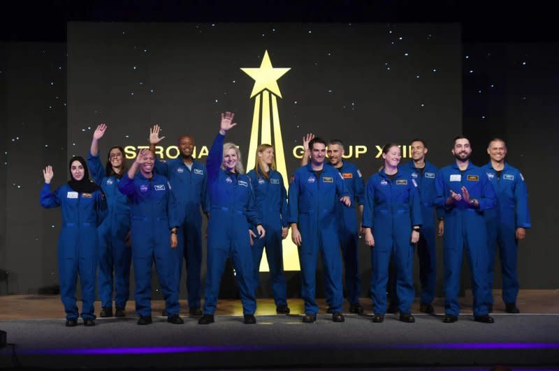 NASA's newest class of astronauts, selected in 2021, graduate during a ceremony Tuesday at Johnson Space Center in Houston. The graduating class also included two astronauts from the Middle East. Photo courtesy of NASA